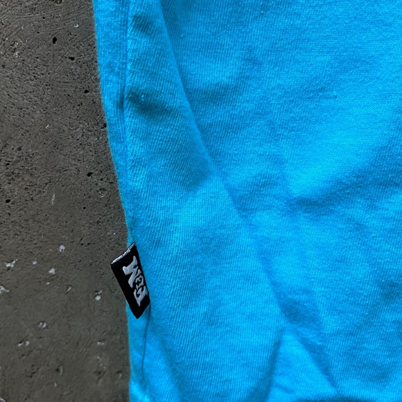 Franklin & Marshall Old School Graphic Tee Shirt, Turquoise, Made in Italy, S - Picture 7 of 11